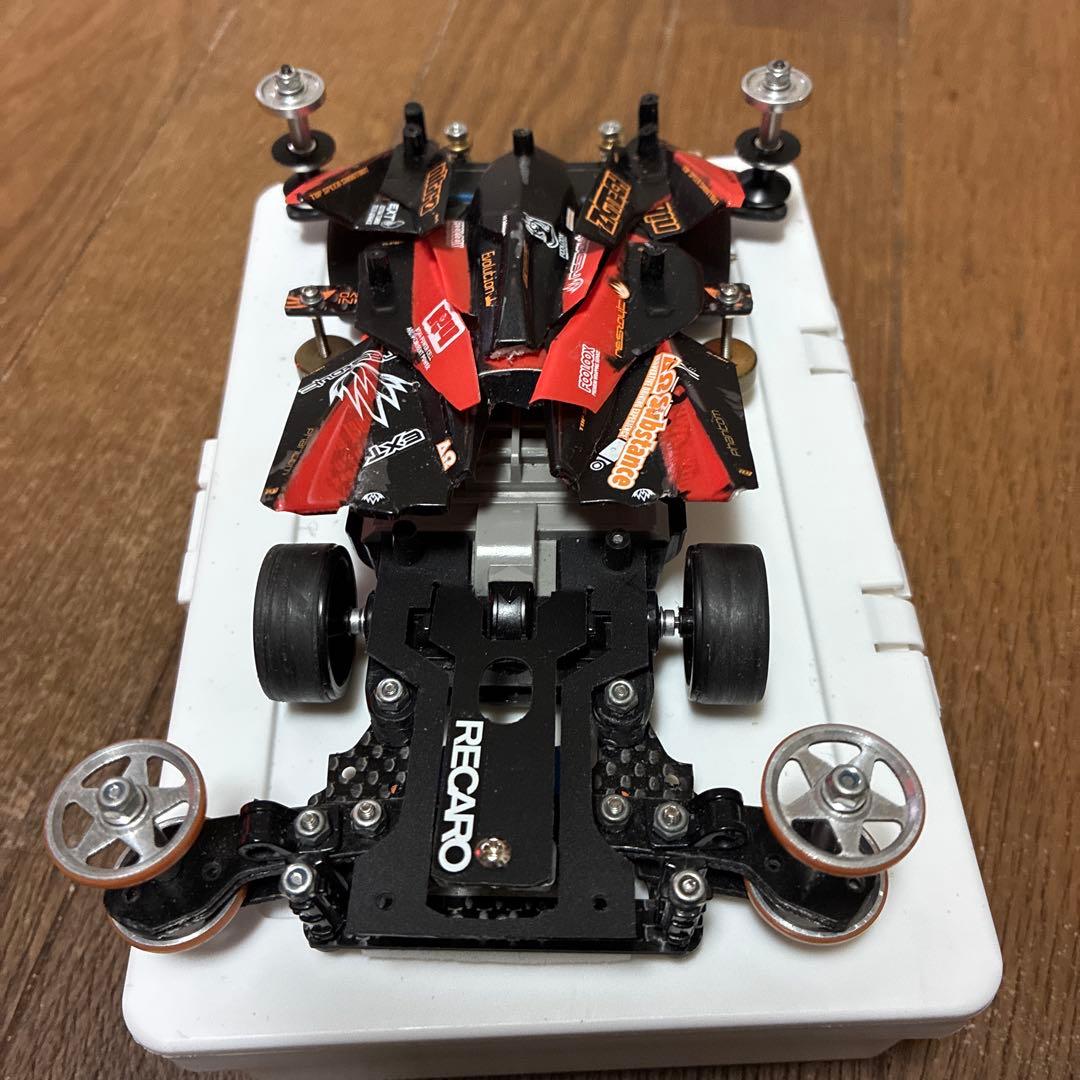 【本日まで】ミニ四駆 MSフレキ完成品 慣らし済モーター おまけ付き