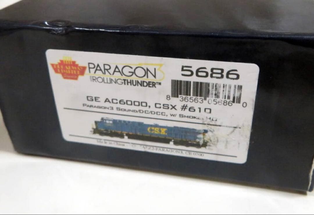 BLI Paragon 3 CSX AC6000 HOゲージ　DCCサウンド煙
