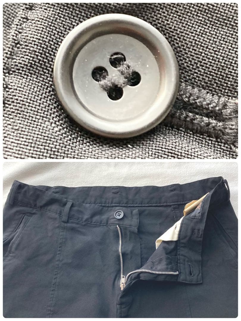 ブラック・コムデギャルソン　ポリ縮　サルエルパンツ　ブラック　サイズL 美品