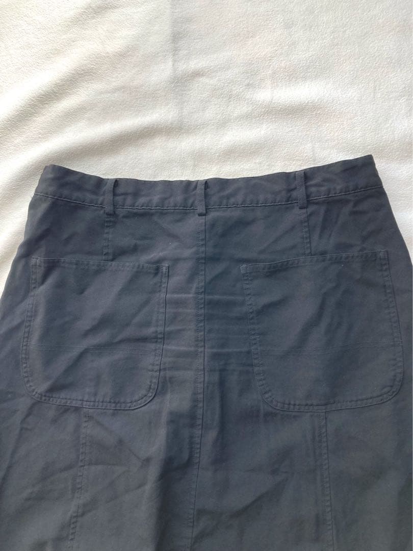 ブラック・コムデギャルソン　ポリ縮　サルエルパンツ　ブラック　サイズL 美品