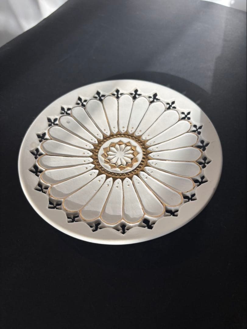 伊藤剛俊　白金珈琲カップ&ソーサー