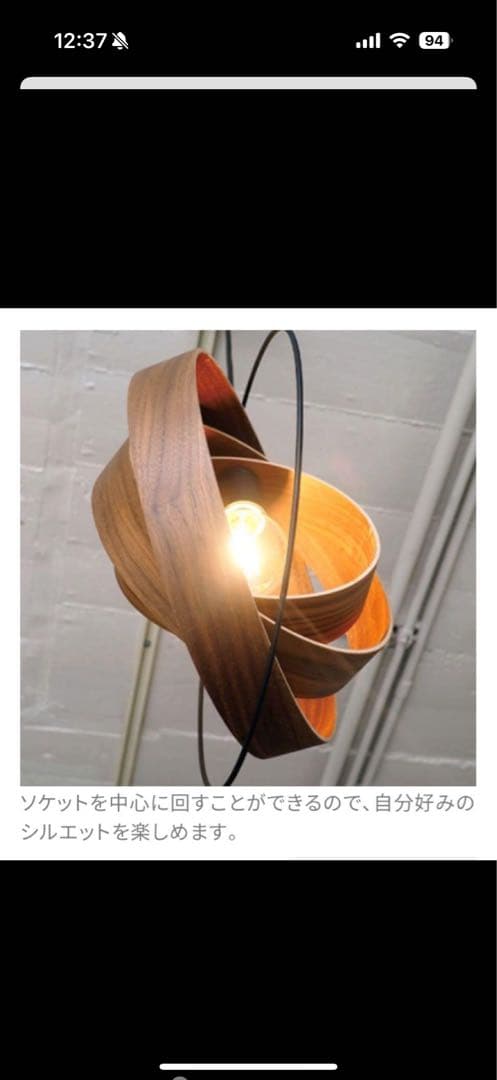 CRASH GATE 円形木製リングシーリングライト　クラッシュゲート