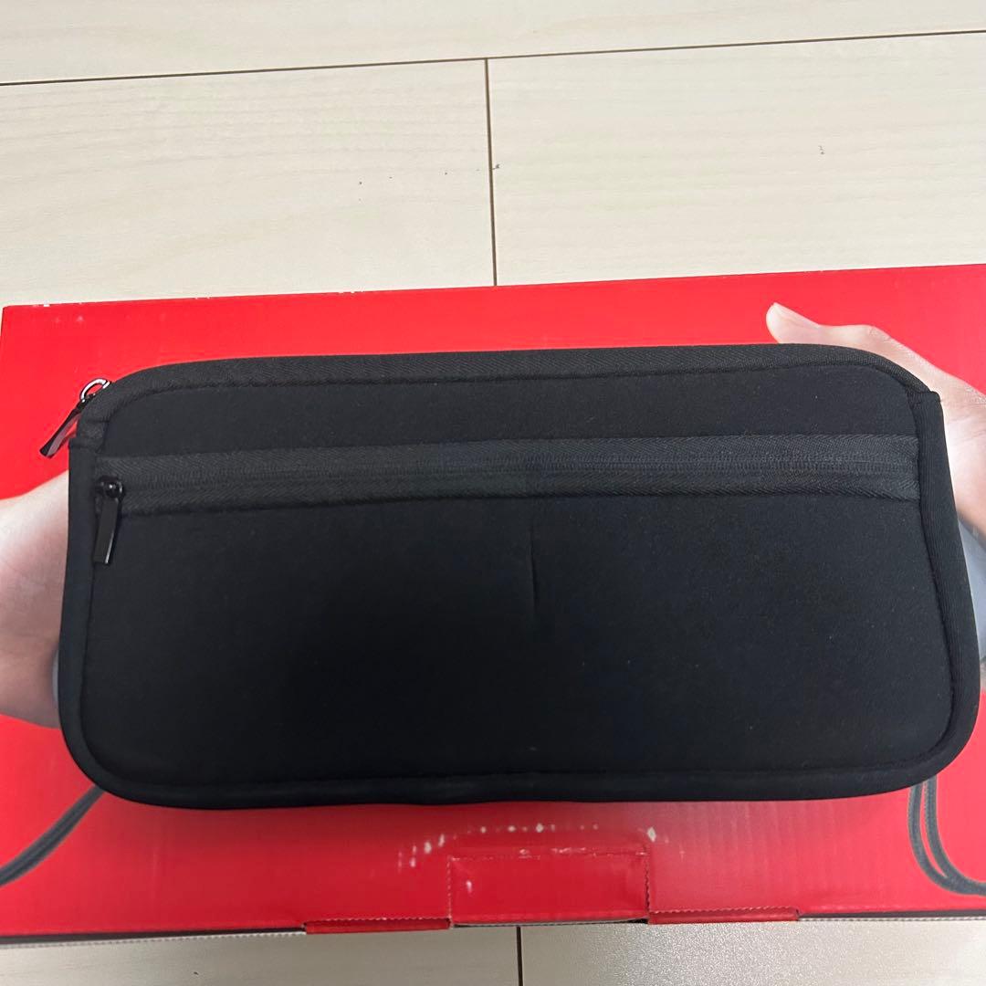 【美品】任天堂Switch 本体 グレー 箱あり ポーチ付き