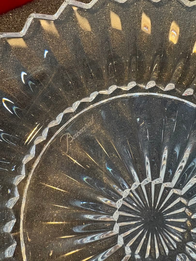 バカラ　プレート直径約20cm