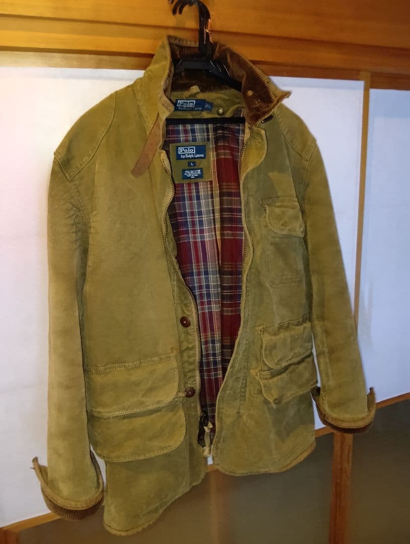 ハンティングカーキ コーデュロイジャケット