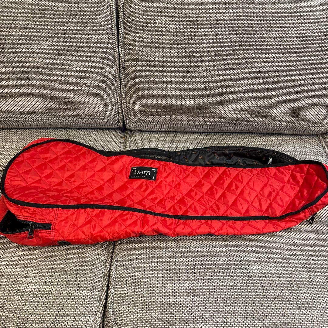 bam バイオリンケース 黒　カバーセット