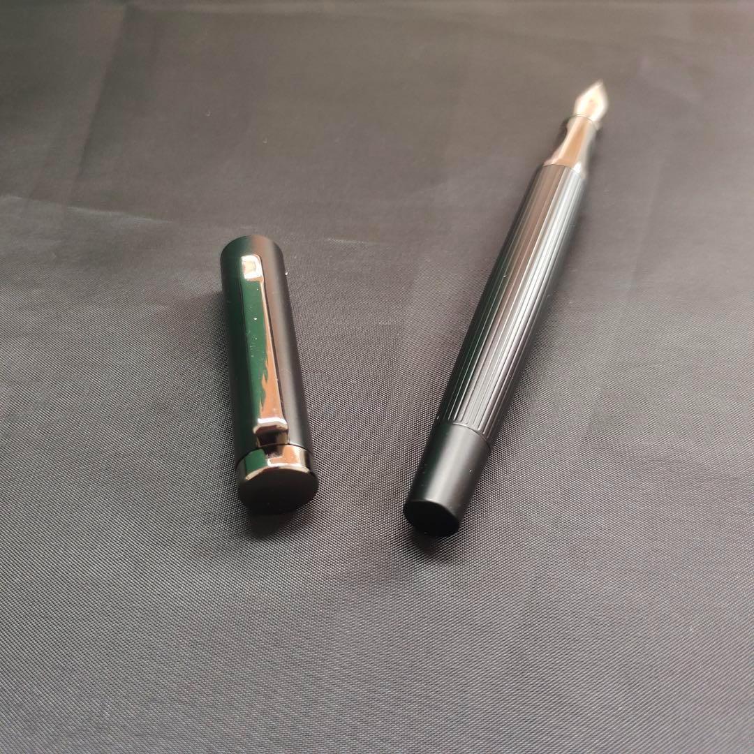 @ブラック ストライプデザイン 万年筆6