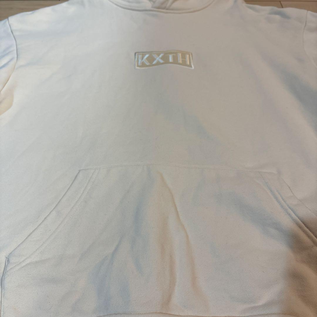 KITH パーカー S クリーム色