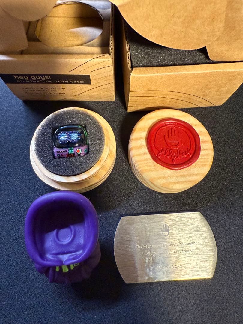 6 Jellykey artisan keycapキーキャップ 自作キーボード