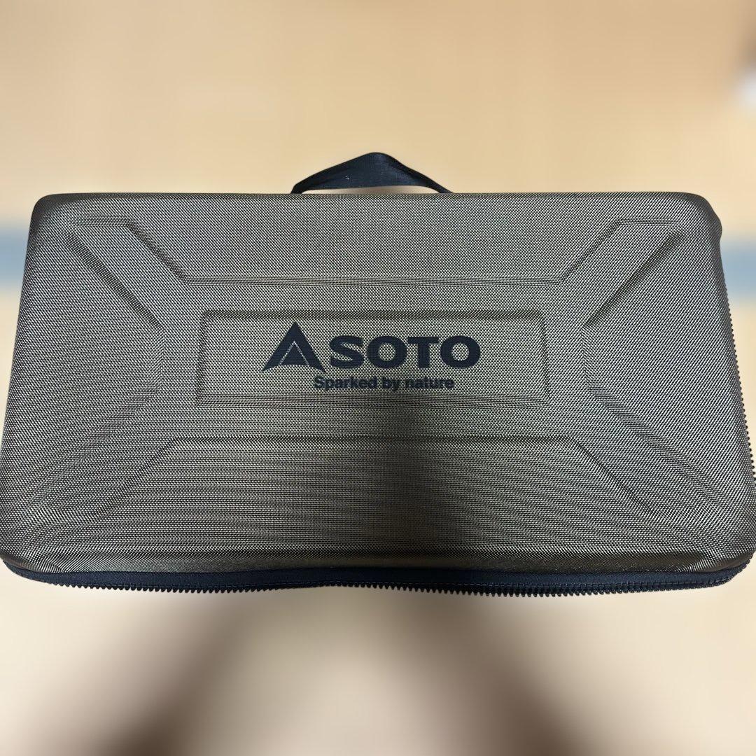 Asoto ツーバーナーコンロ ステンレス製 収納ケース　ミニテーブル付き