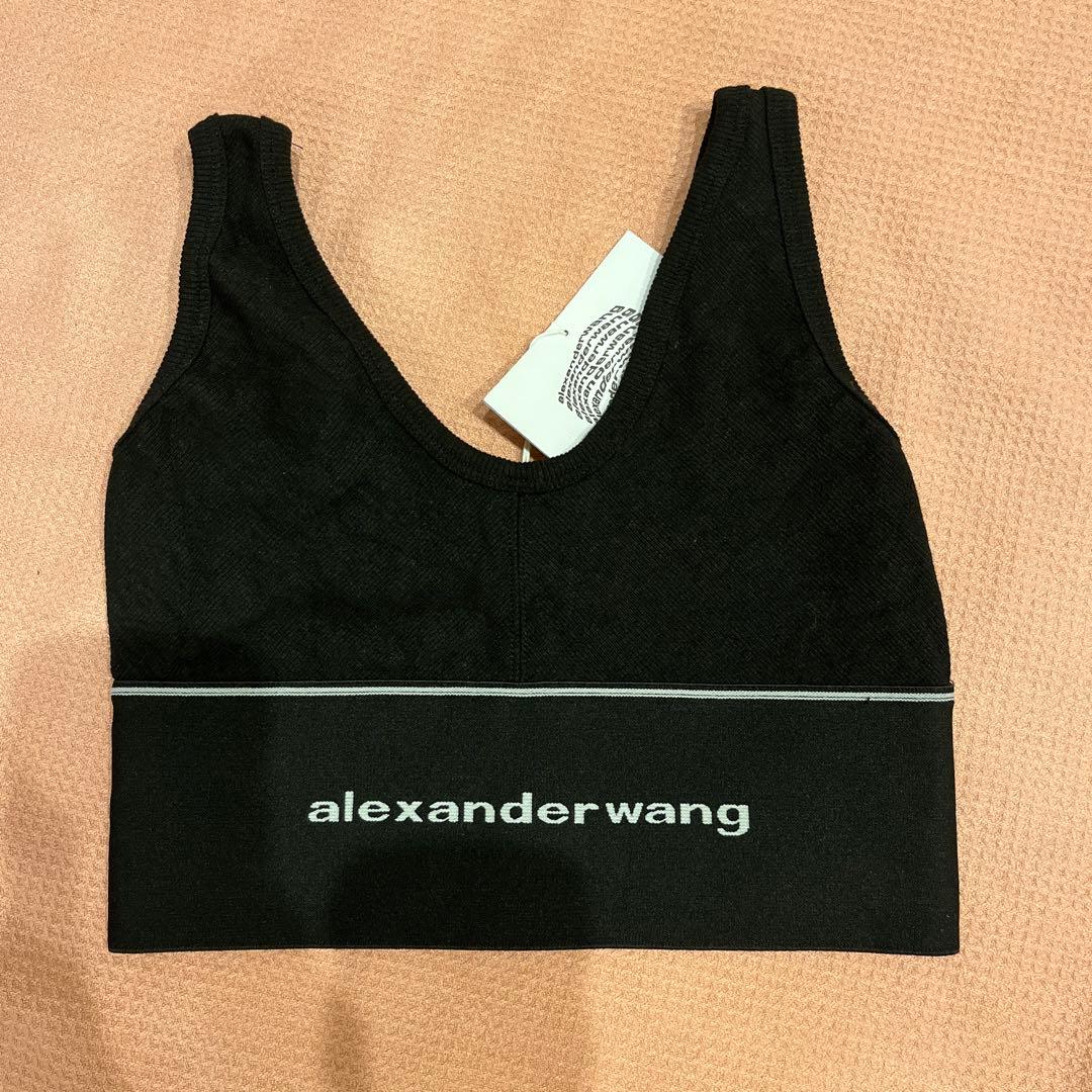 新品未使用　アレキサンダーワン ロゴストレッチブラ　Mサイズ