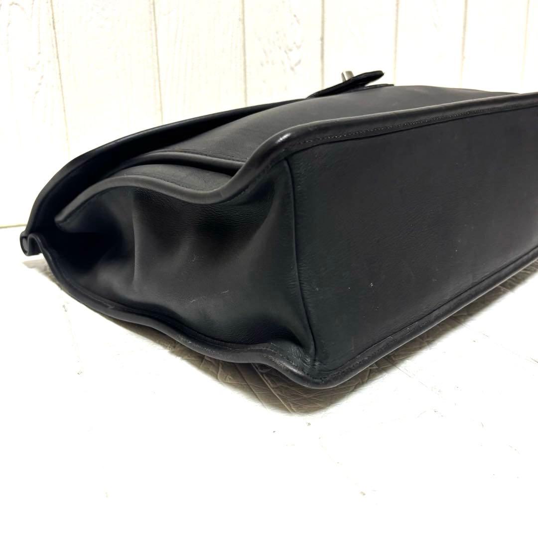 美品 OLD COACH ビジネスバッグ ウィリス ビークマン ターンロック 黒