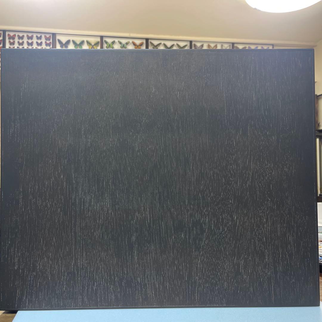 黒いアゲハ蝶各種の標本