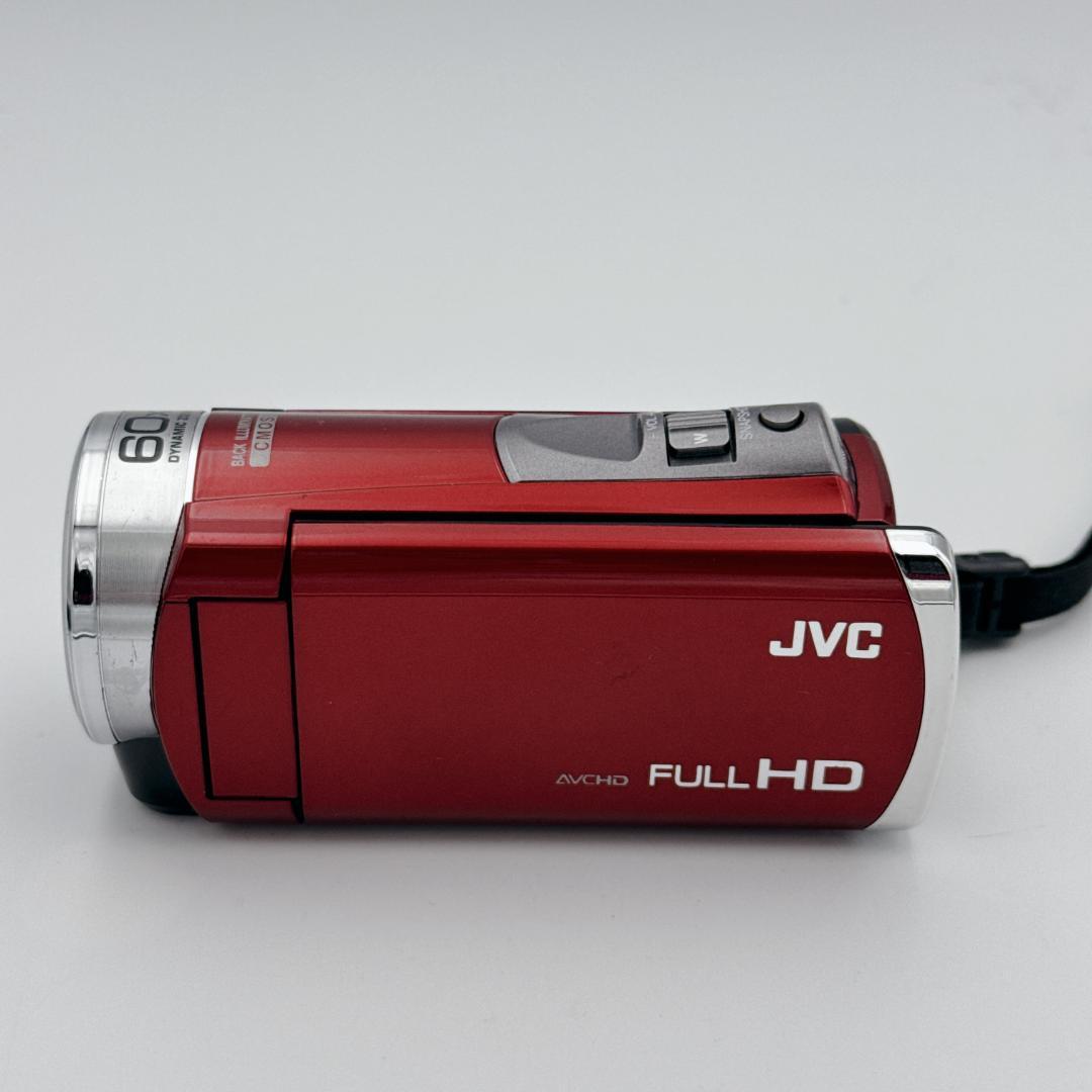 【美品】JVC Everio ビデオカメラ GZ-HM155-R レッド