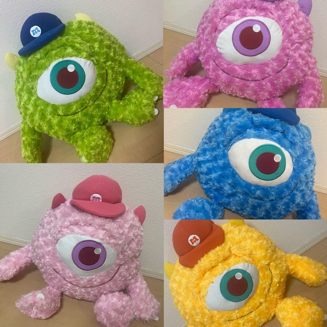 モンスターズインク　マイクワゾースキーぬいぐるみ　セット