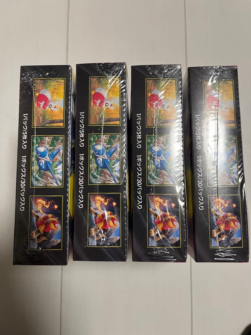 【シュリンク付】ポケモンカード メガブレイブ4BOX メガシンフォニア4BOX