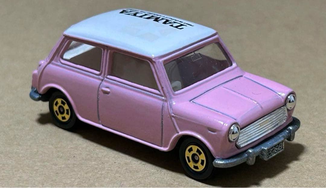 訳あり トミカ ミニクーパー クリヤマ模型 タミヤ ピンク
