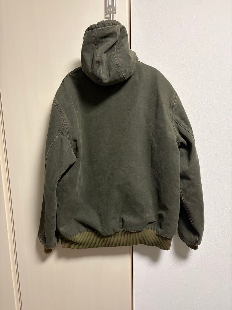 カーハートのアクティブジャケットJ130MOS モスグリーン　2000年代