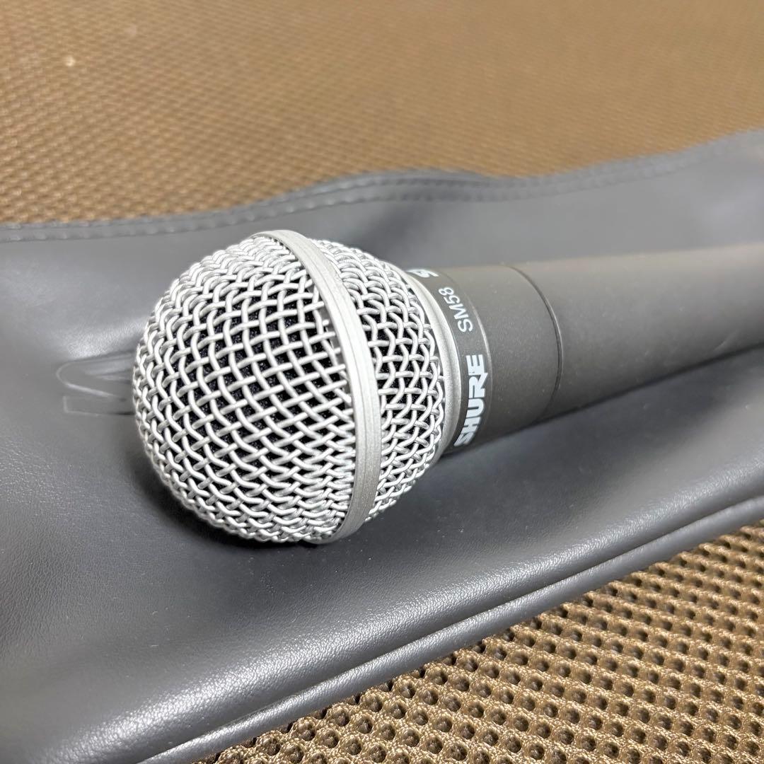【美品】SHURE SM58 ダイナミックマイク 正規品 完品 シュア ゴッパ