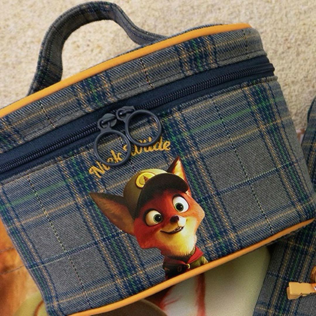 ズートピア ニック 幼少期 ジュニアレンジャー　バニティポーチ ぬいぐるみ