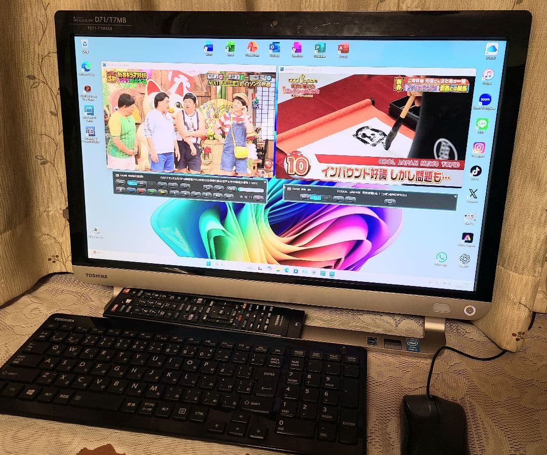 東芝TVPC BSCS地上W視聴 i7 SSD1TB 16GB W11 25H2