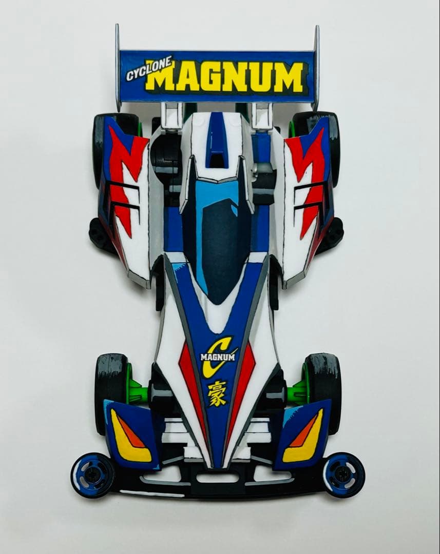 2次元塗装　サイクロンマグナム ミニ四駆