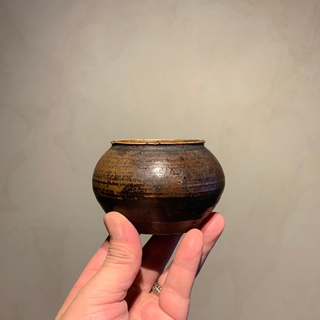 丹波 小壺 古道具 アンティーク 丹波焼 立杭焼