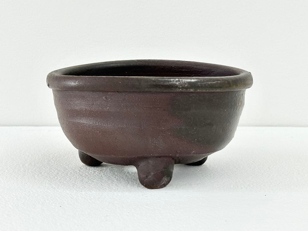 島武己｜植木鉢　（島武巳　國吉清尚　焼締　植木鉢）
