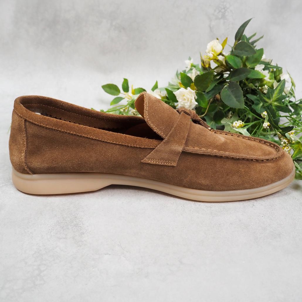 Loro Piana サマー・チャーム・ウォーク・モカシン スエード 43