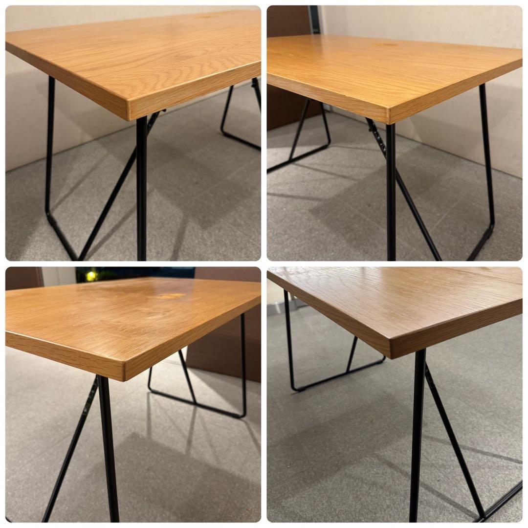 無印良品 折りたたみダイニングテーブル 幅120 オーク材