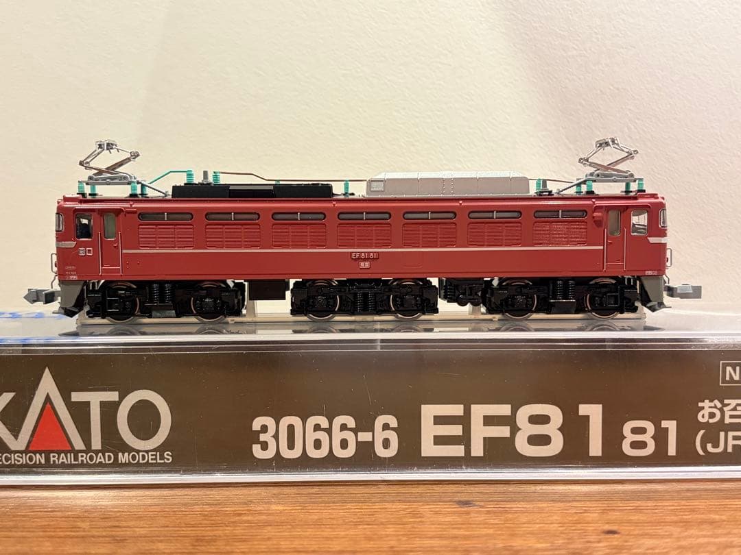 鉄道模型　Nゲージ　KATO 3066-6 EF81 81 お召塗装　JR仕様