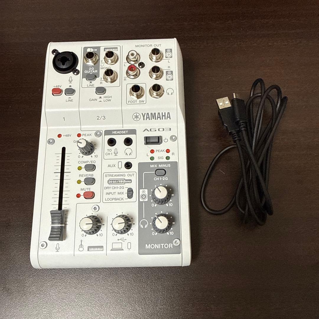 DTM・DAW YAMAHA AG03 Mk2 White