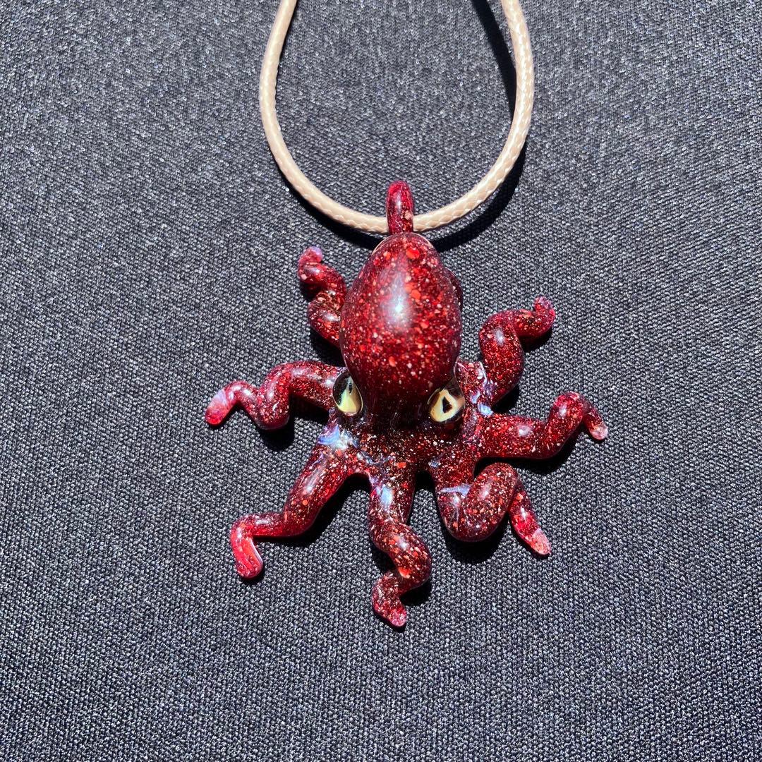 XODAS ペンダント　ボロシリケイトガラス Octopus