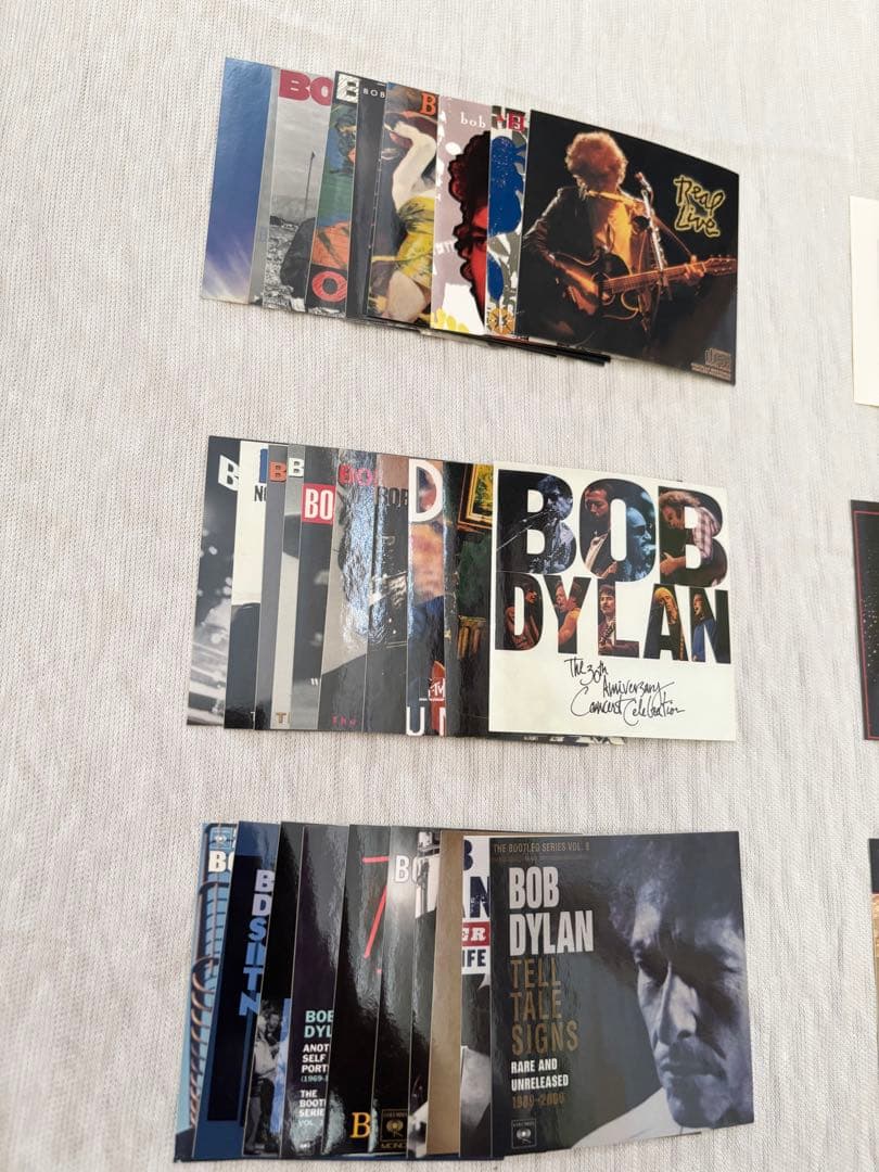 Bob Dylan 2016 Japan　缶入りステッカー　新品 5５枚セット