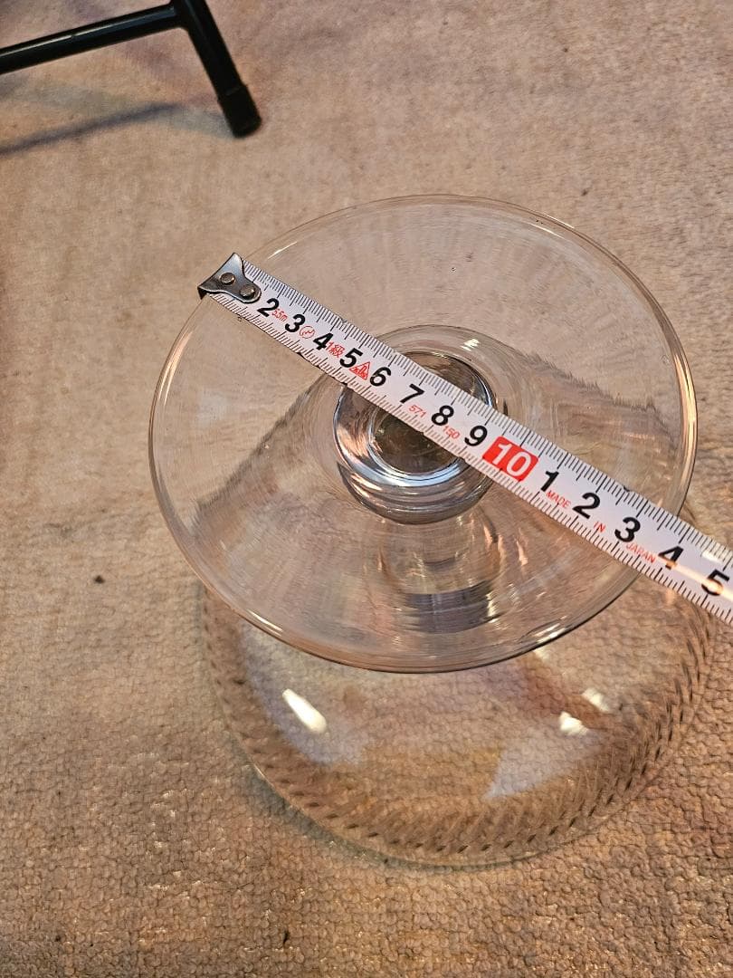 ウランガラス 大正辺りのコンポート皿