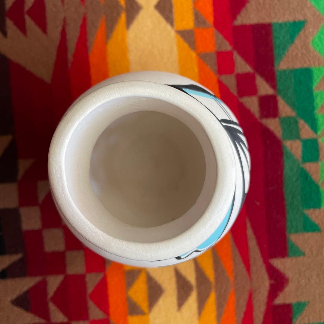 希少品！ネイティブアメリカンnavajo ナバホ族の壷　USAプエブロ雑貨チマヨ