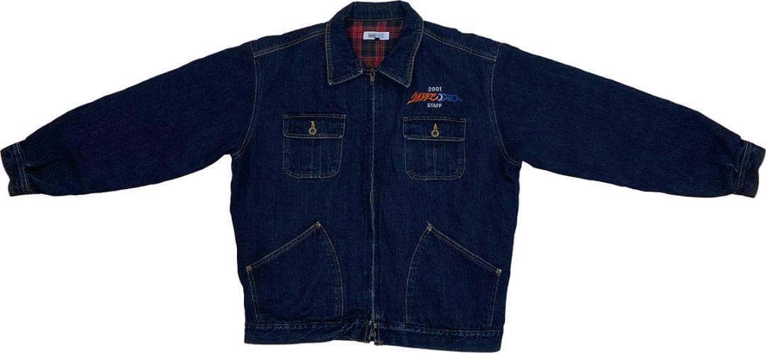 ウルトラマンコスモス 鈴木清サイン デニム スタッフブルゾン 円谷英二 怪獣