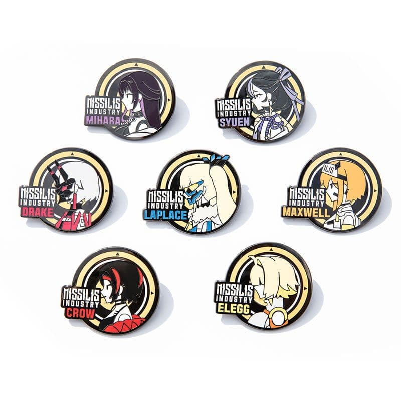 勝利の女神：NIKKE トレーディングメタルバッジ - MISSILISラプラス