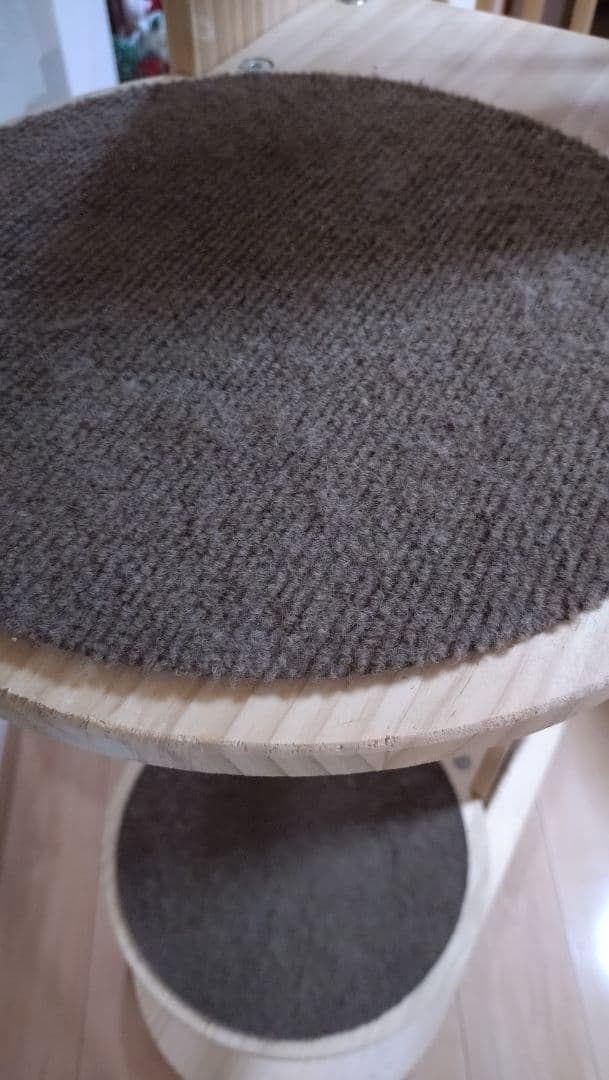 【美品】キャットタワー　高さ169cm　安定感 　宇宙船　布製ツメとぎ　組立書付