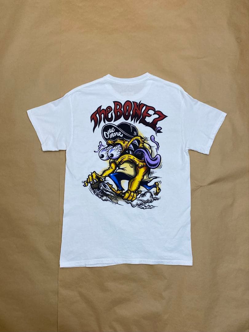 THE BONEZ バックプリント Tシャツ ホワイト
