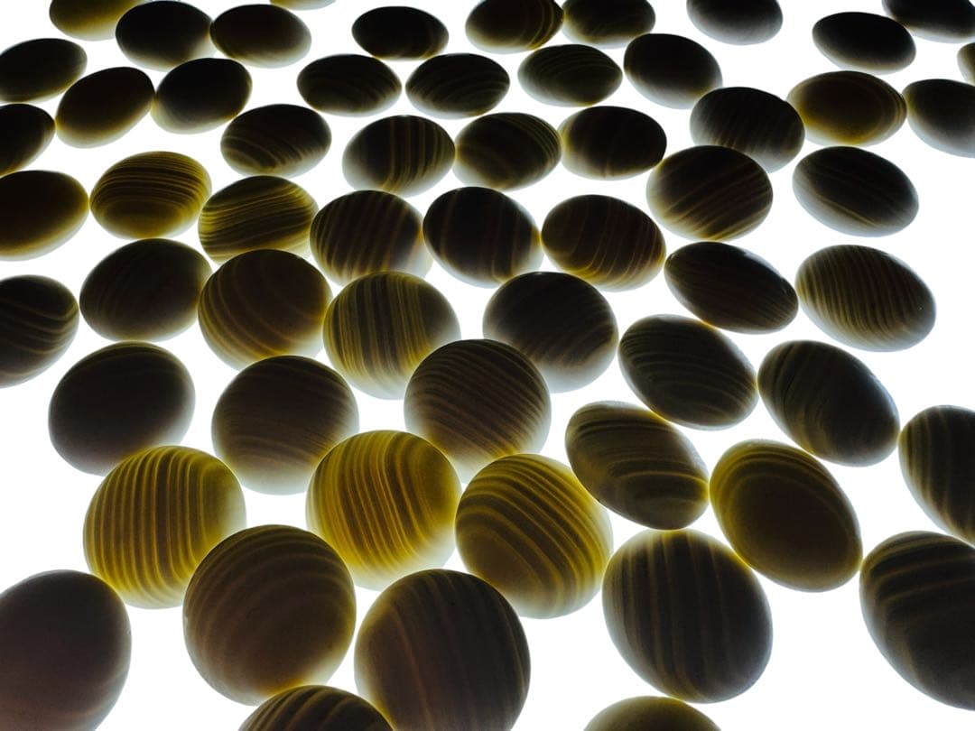 囲碁 30号 蛤碁石 那智黒 碁石 碁笥セット ②