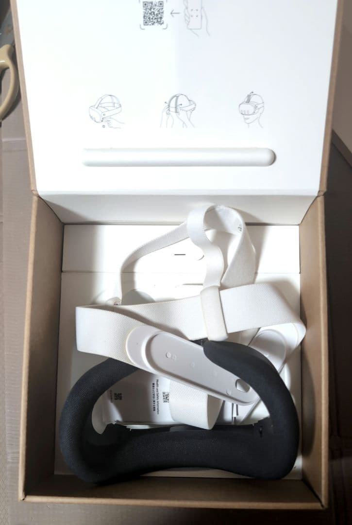 メタクエスト3 128gb 箱付き、アクセサリ付き