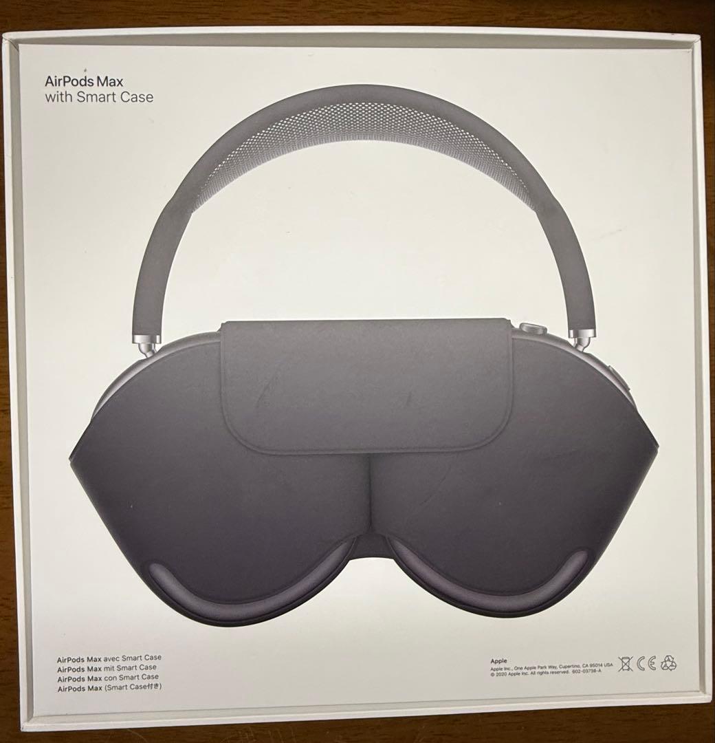 AirPods MAX スペースグレー Lightning 保証期限内ケース付き