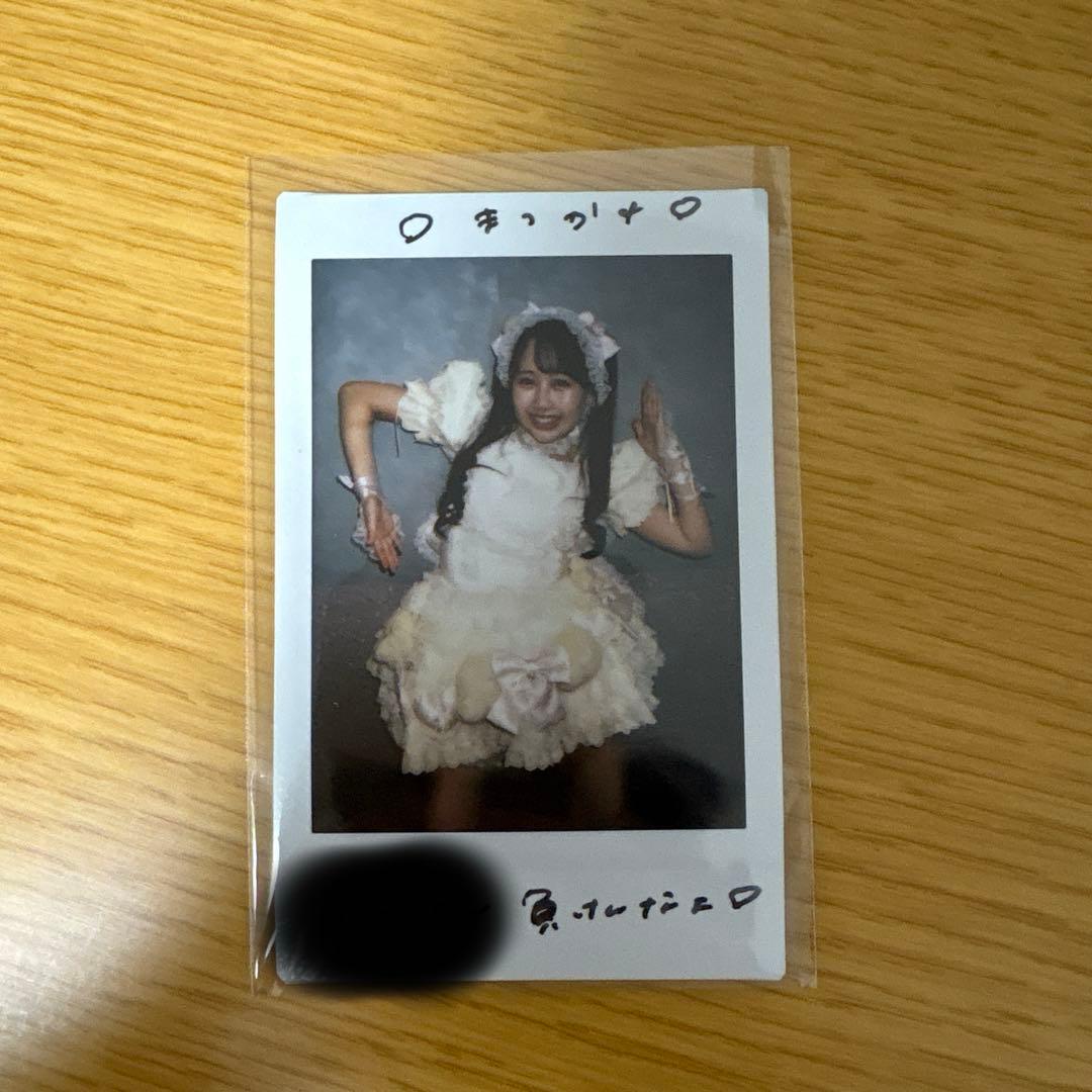 松本かれん　サイン　メッセージ　生誕祭チェキ