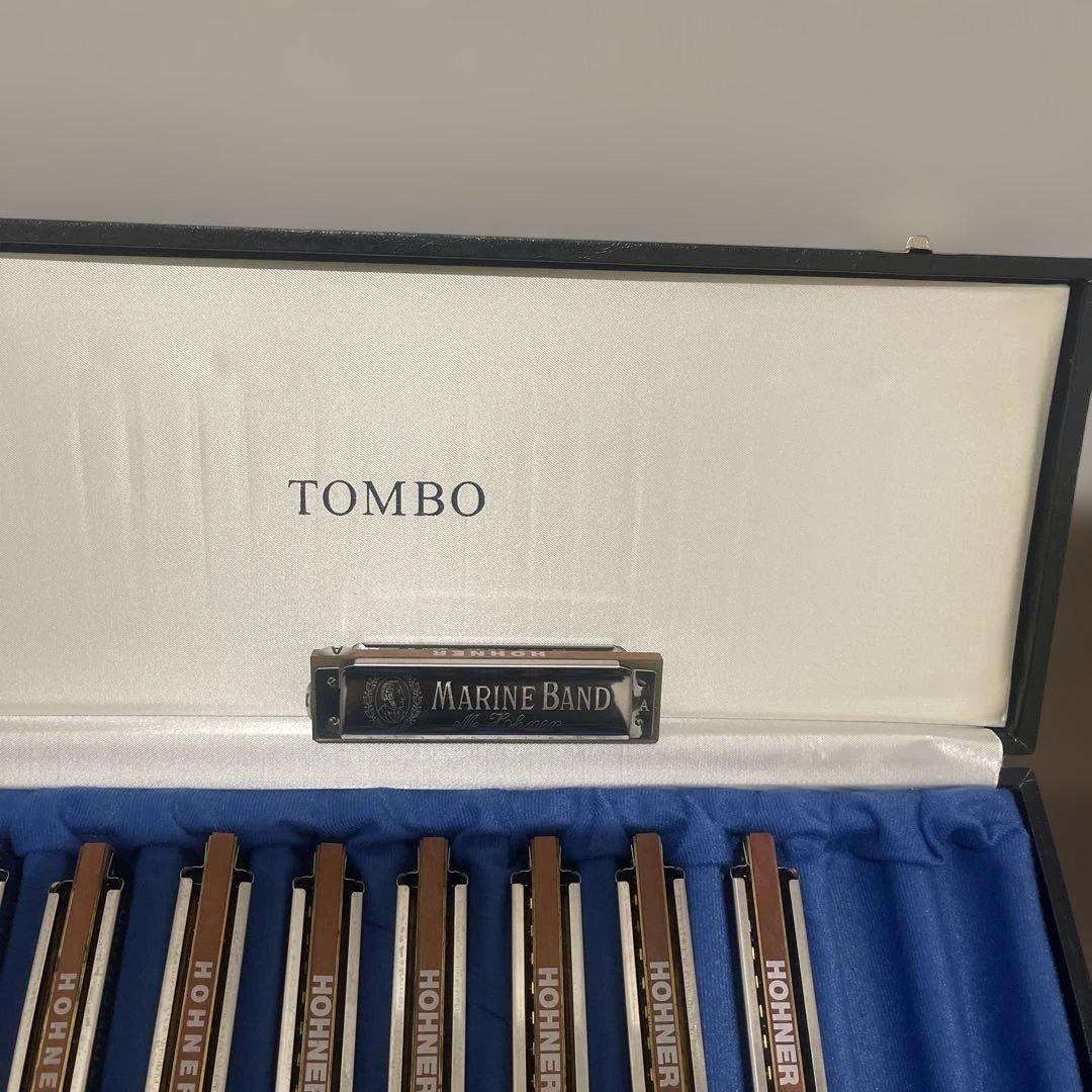 Hohner Marine Band 10本セットケース付き ブルーベルベット