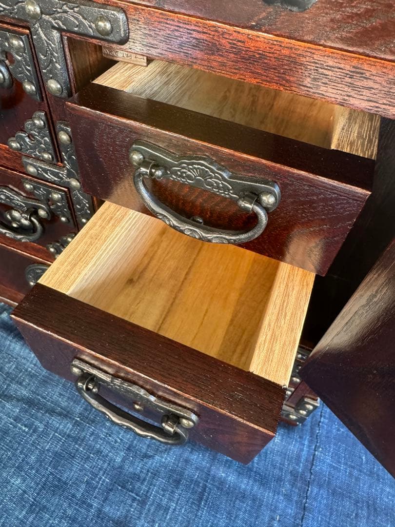 岩谷堂箪笥　小箪笥 皇室御用達工房 和家具 欅