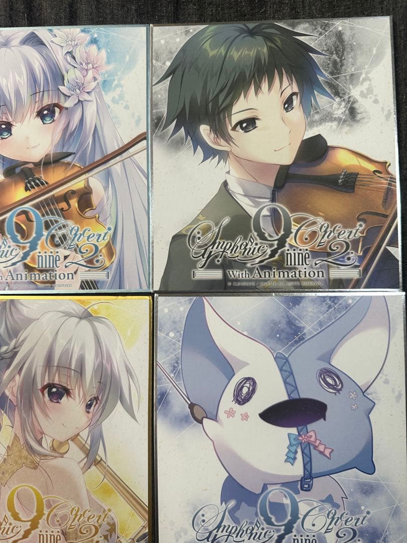 9-nine- Symphonic Concert2 ミニ色紙 9枚セット