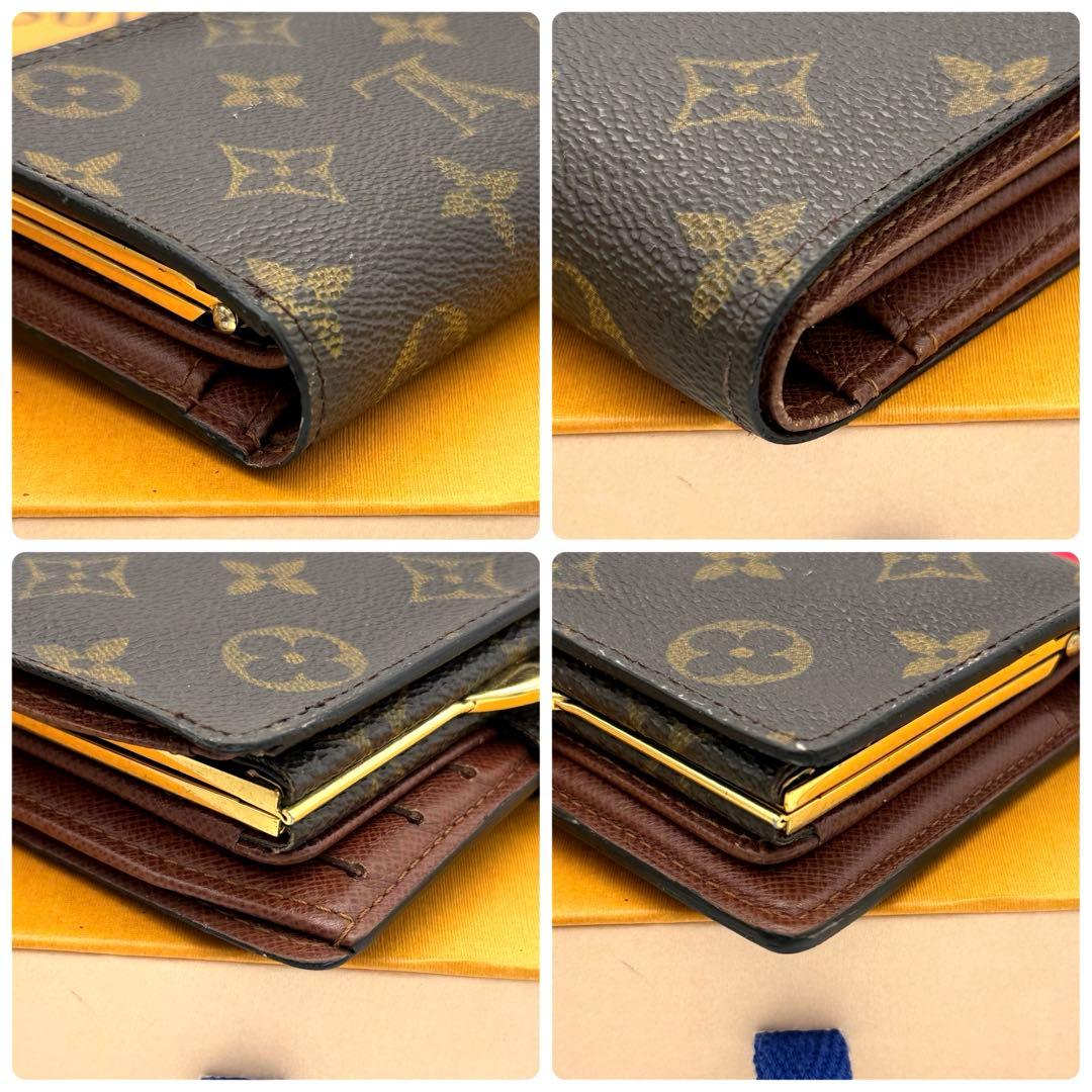 超美品✨ルイヴィトン モノグラム ヴィエノワ がま口財布 コンパクト財布