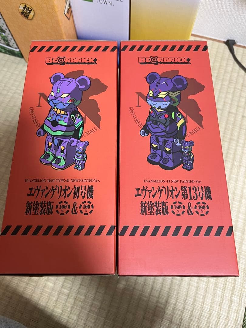 BE@RBRICK エヴァンゲリオン2体セット(新塗装版) 100%/ 400％