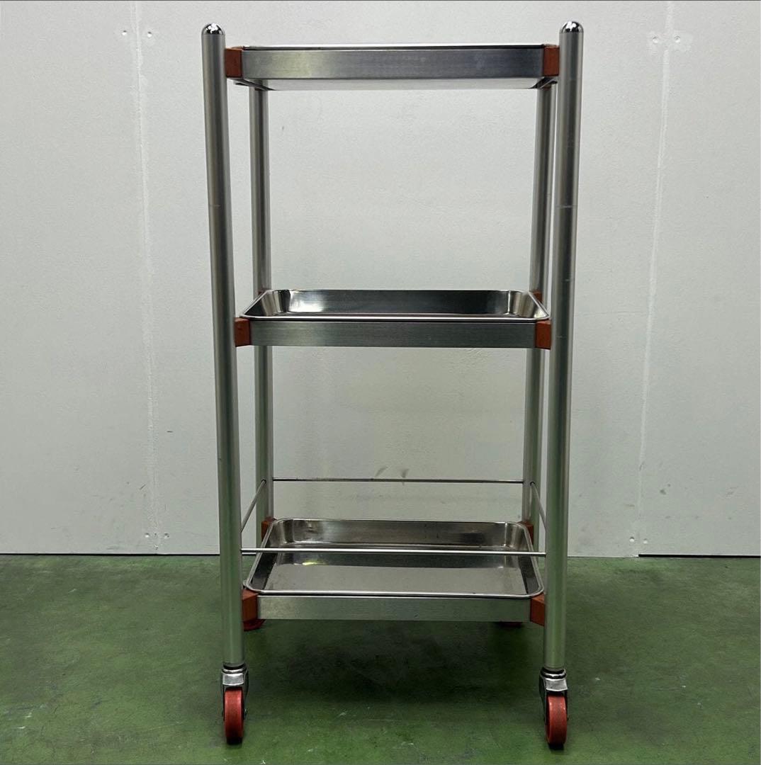 タカラベルモント　D GALLEY S ステンレス　ワゴン　中古　美容室　サロン